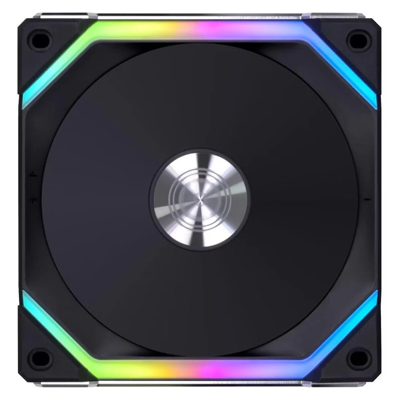 Lian Li UNI SL120 V2 Reverse Blade 120mm Single RGB Fan - Black - مروحة تبريد